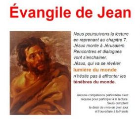 lecture biblique Jean 2020-2021
