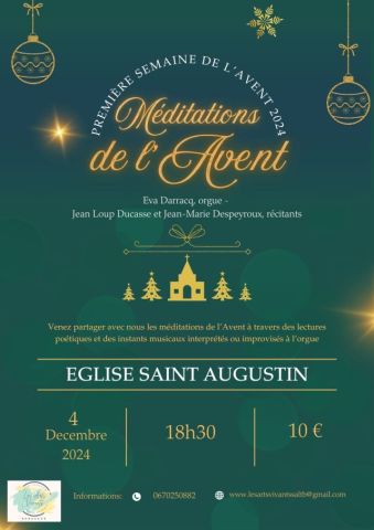 Méditation de l'Avent - St Augustin 4-12-2024 18h30