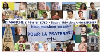 marche pour la fraternité Bordeaux 02 02 2025